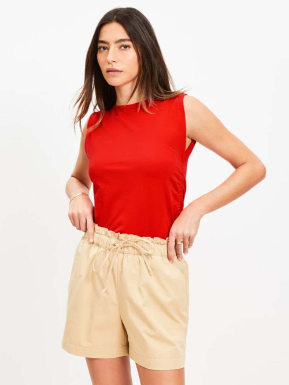 Ann Taylor Loft Ruched Tank Top
